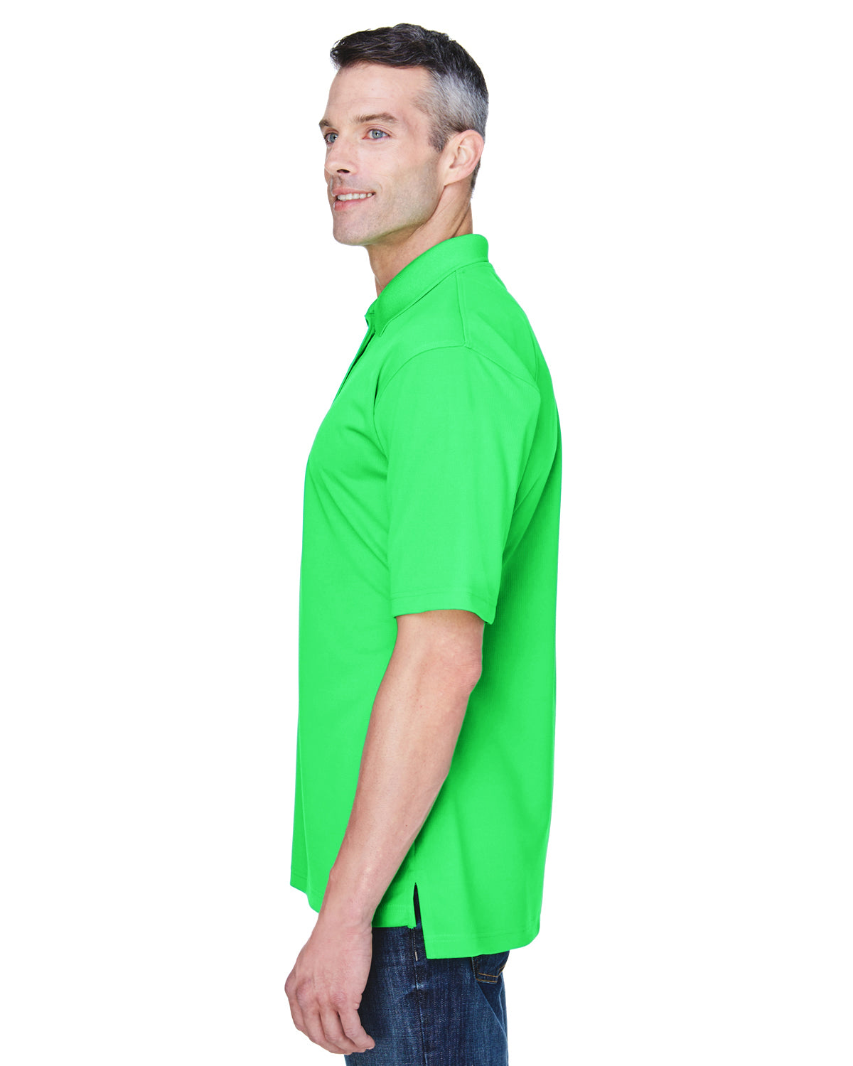 Men's Cool & Dry Stain-Release Performance Polo - Cool Green