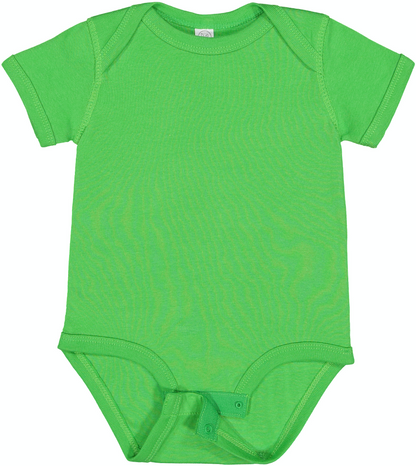Infant Baby Rib Bodysuit - Apple