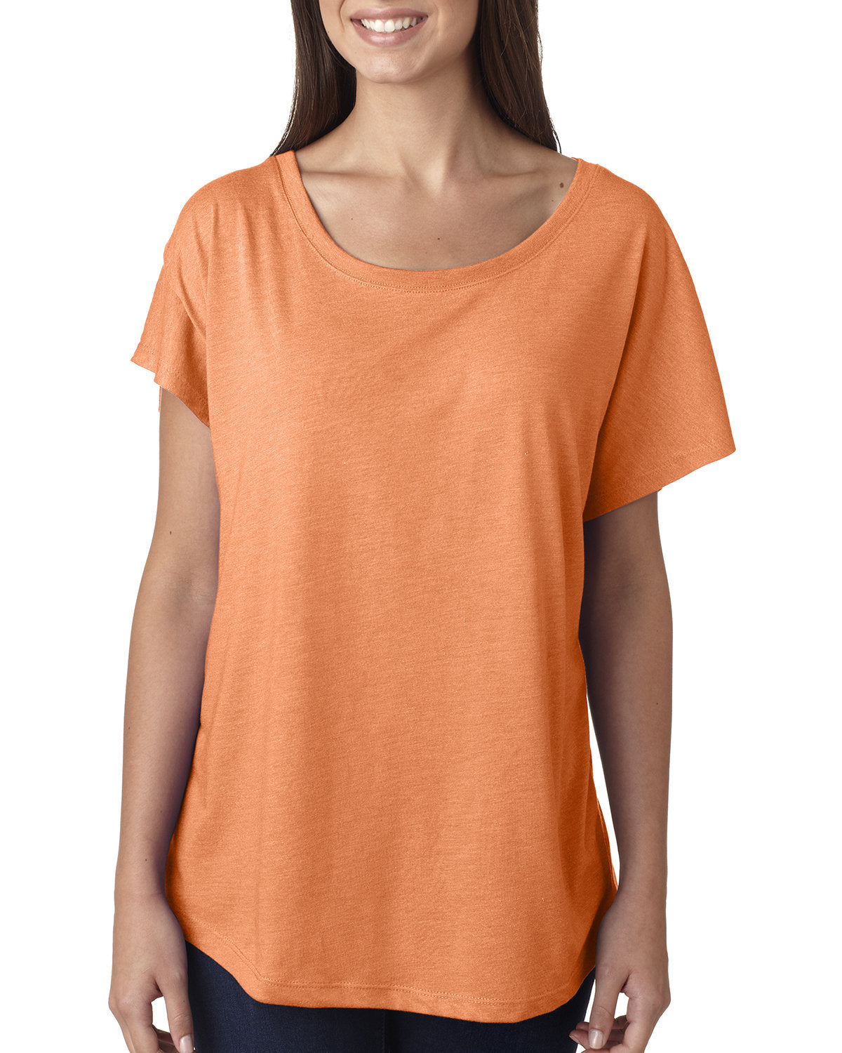 Women's Triblend Dolman - Vintage Light Orange