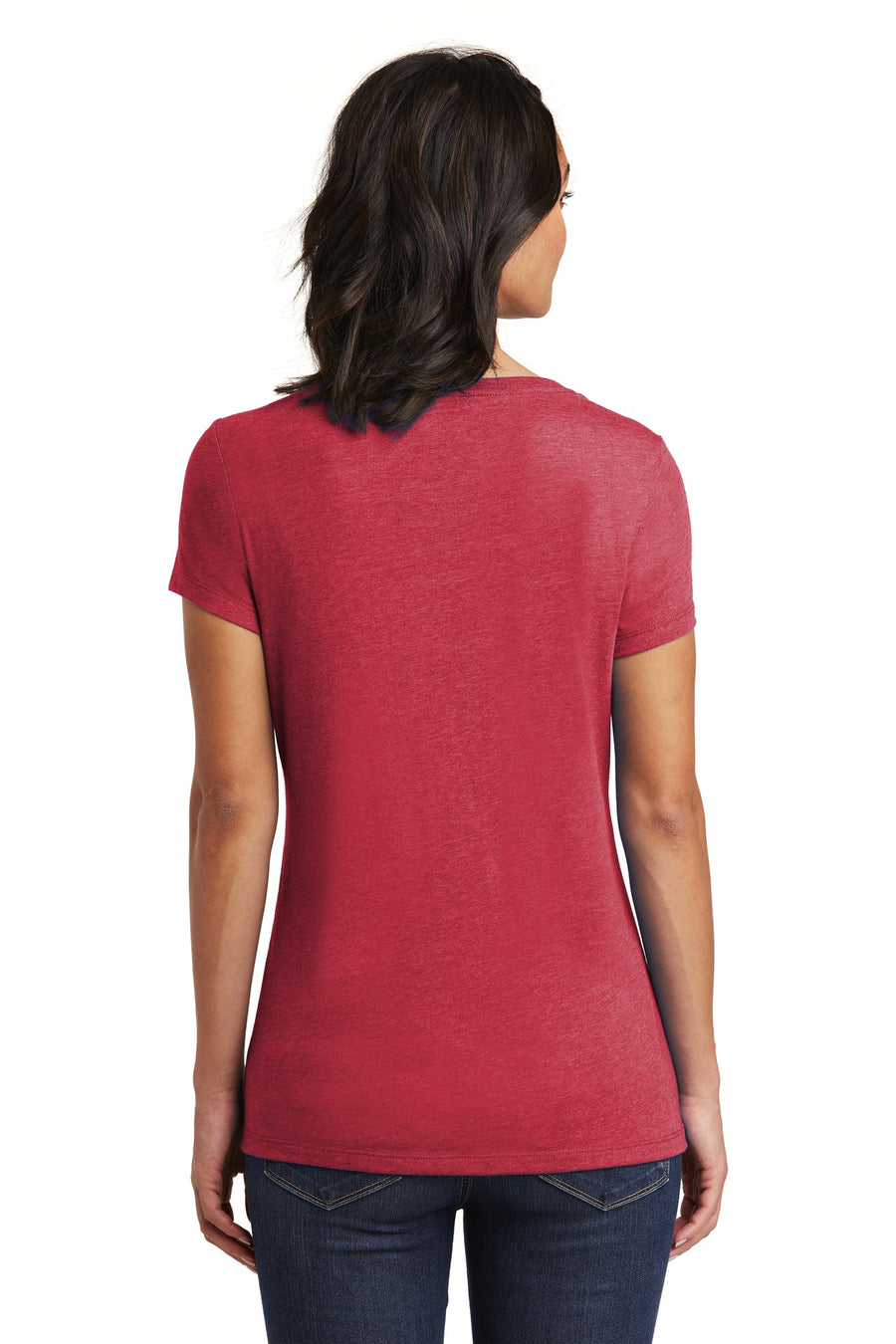 Women's Very Important Tee V-Neck - Heather Red