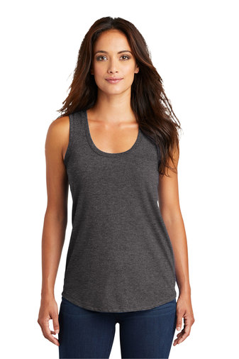 Women's Perfect Tri Racerback Tank - Heather Charcoal
