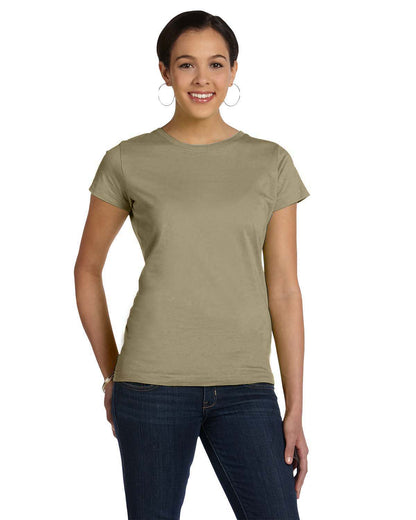 Women's Fine Jersey T-Shirt - Coyote Brown