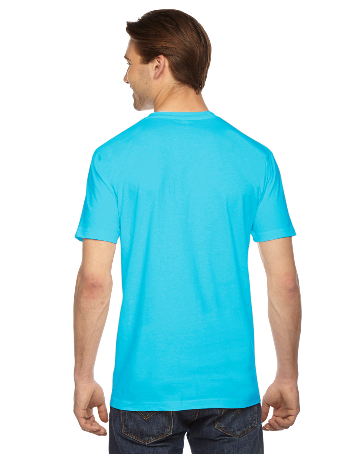 Unisex Fine Jersey Short-Sleeve T-Shirt - Turquoise
