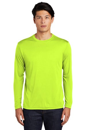Unisex Long Sleeve PosiCharge Competitor Tee - Neon Yellow