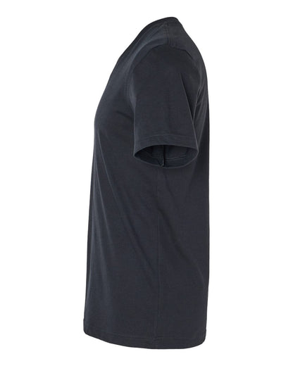 Unisex Jersey Short-Sleeve V-Neck T-Shirt - Solid Black Blend
