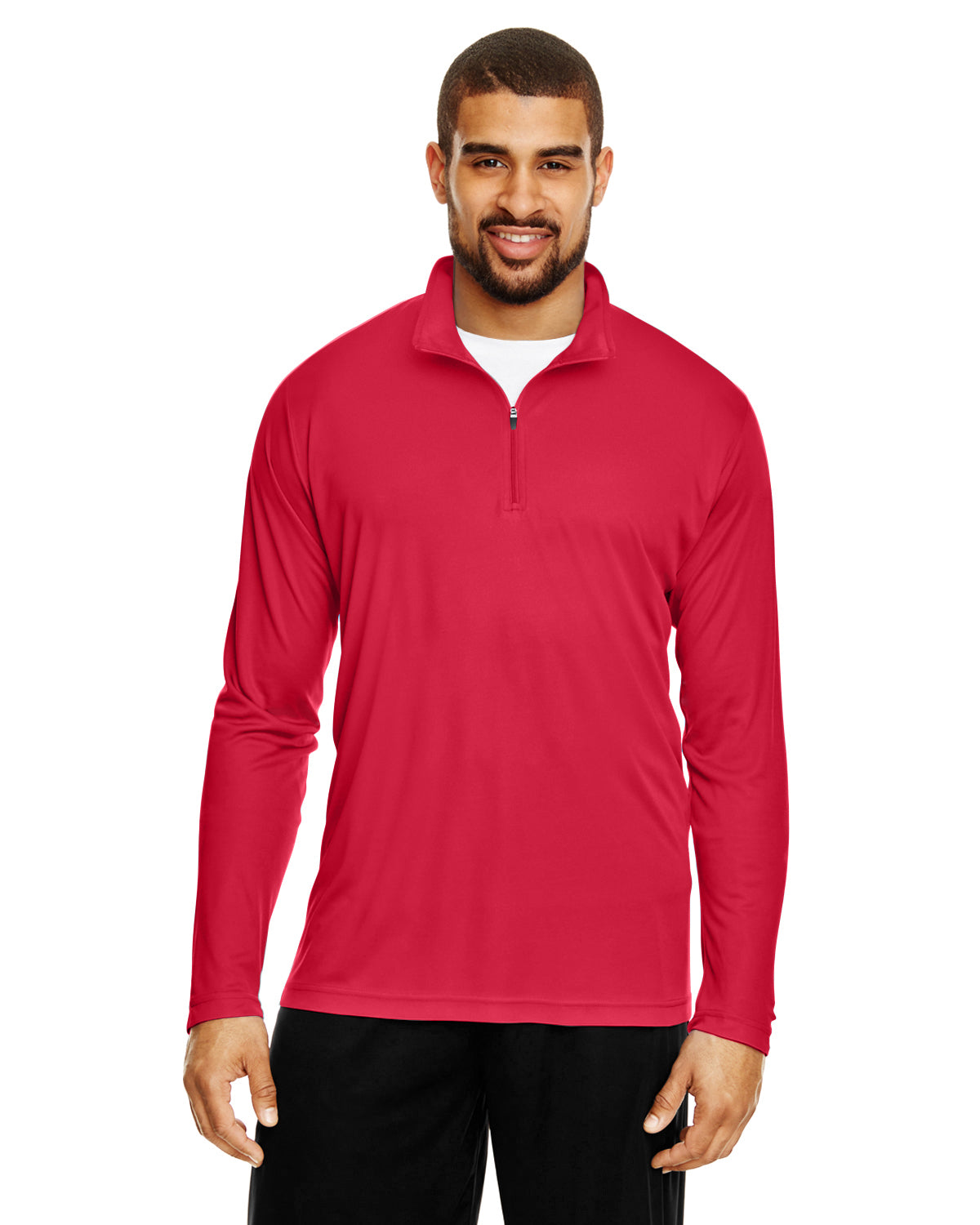 Men's Zone Performance Quarter-Zip - Sport Red