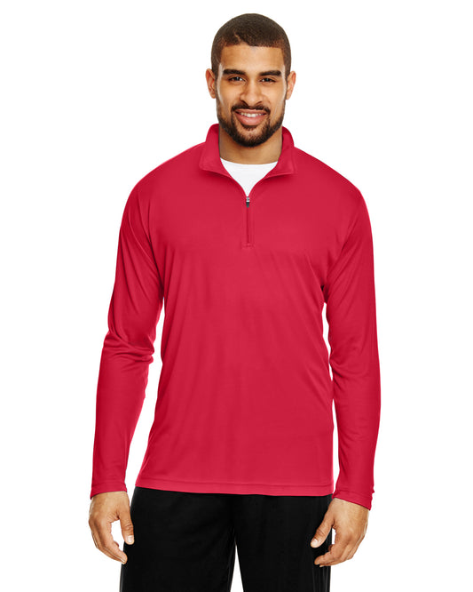 Men's Zone Performance Quarter-Zip - Sport Red