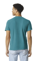 Unisex Heavyweight RS Pocket T-Shirt - Topaz Blue