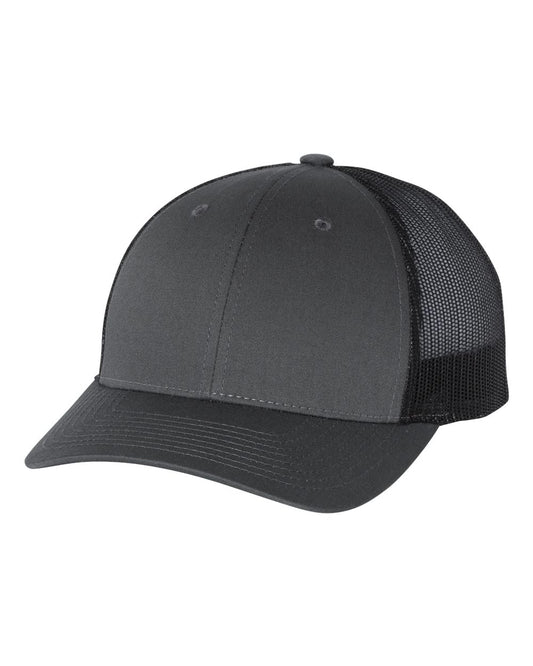 Low Pro Trucker Cap - Charcoal / Black