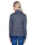 Women's Cool & Dry Heathered Performance Quarter-Zip - Navy Heather