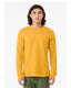 Bella + Canvas 3501CVC - Unisex Jersey Long-Sleeve T-Shirt - Heather Mustard