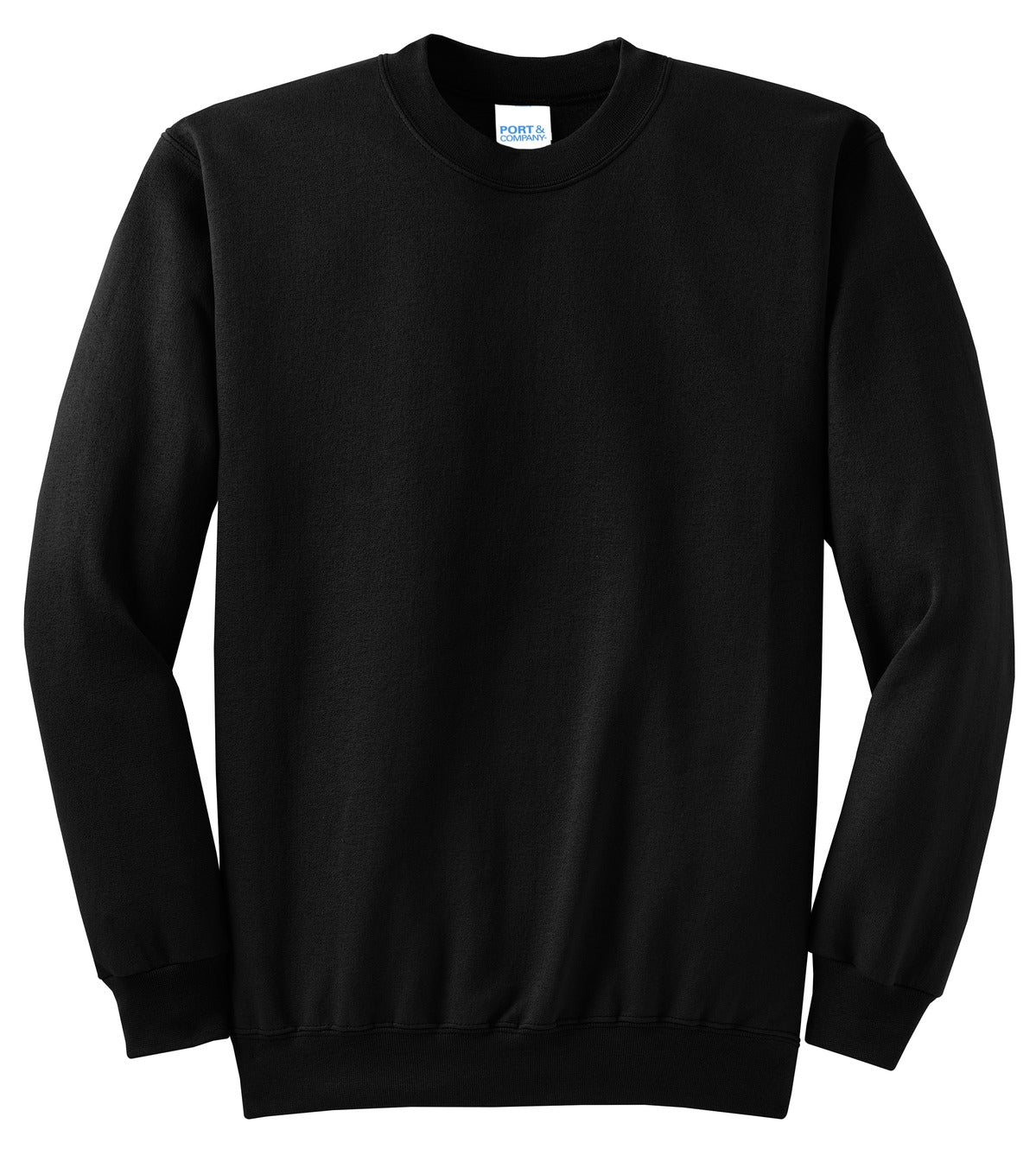 Unisex Core Fleece Crewneck Sweatshirt - Jet Black