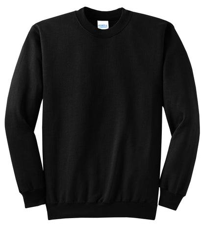 Unisex Core Fleece Crewneck Sweatshirt - Jet Black
