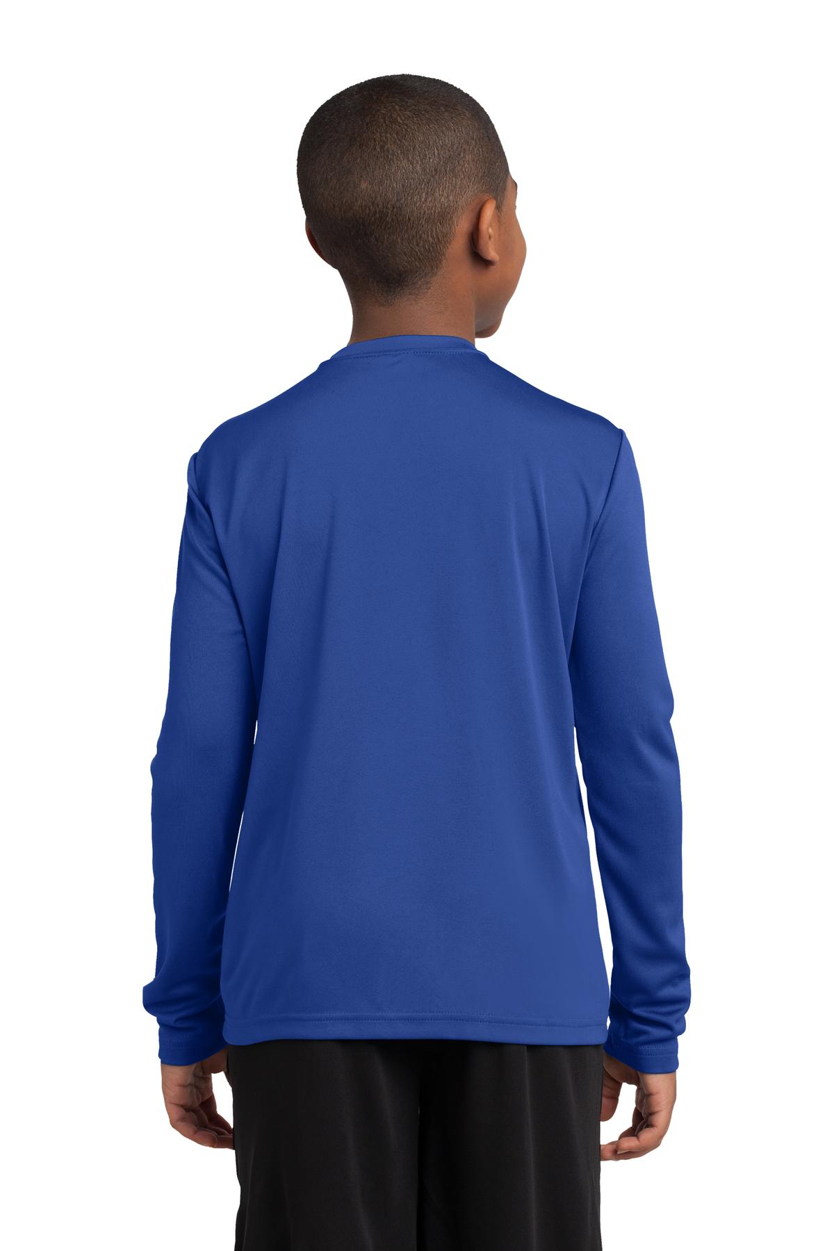 Youth Long Sleeve PosiCharge Competitor Tee - True Royal