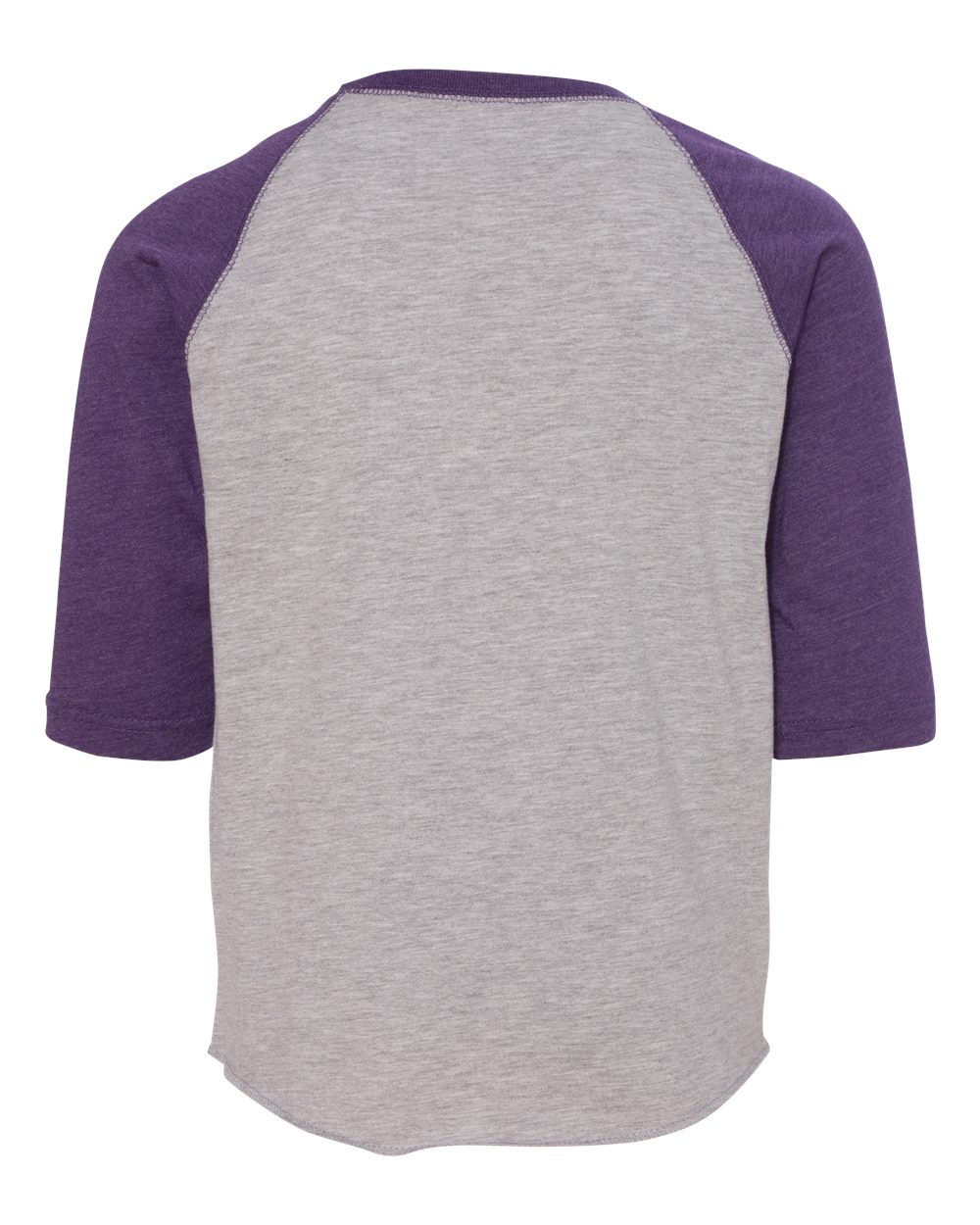 Toddler Baseball T-Shirt - Vintage Heather / Vintage Purple
