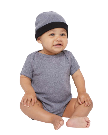 Infant Baby Rib Bodysuit - Granite Heather