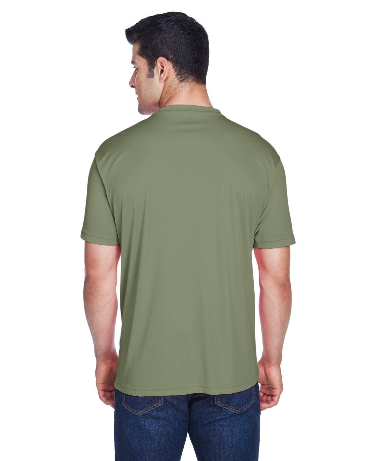 Men's Cool & Dry Sport Performance Interlock T-Shirt - Military Green