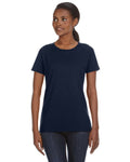 Women's Midweight Mid-Scoop T-Shirt - Navy