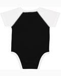 Infant Baseball Bodysuit - Black / White