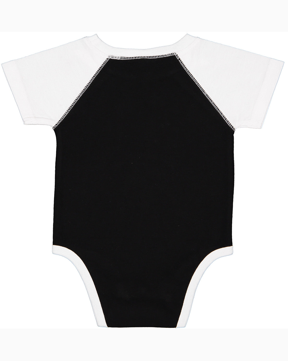 Infant Baseball Bodysuit - Black / White