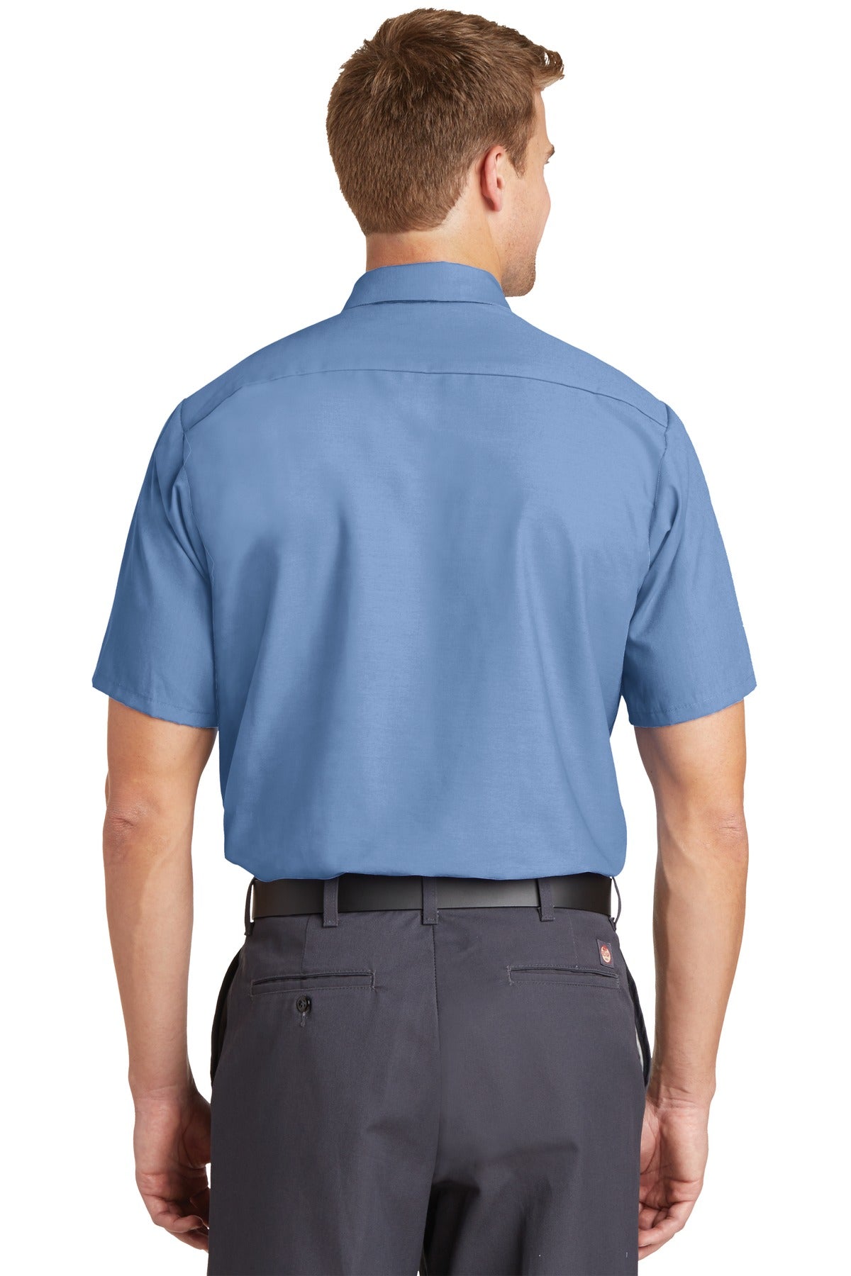 Industrial Short Sleeve Work Shirt - Petrol Blue