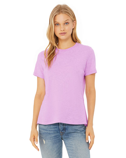 Women's Heathered Relaxed Jersey Short-Sleeve T-Shirt - Heather Prism Lilac