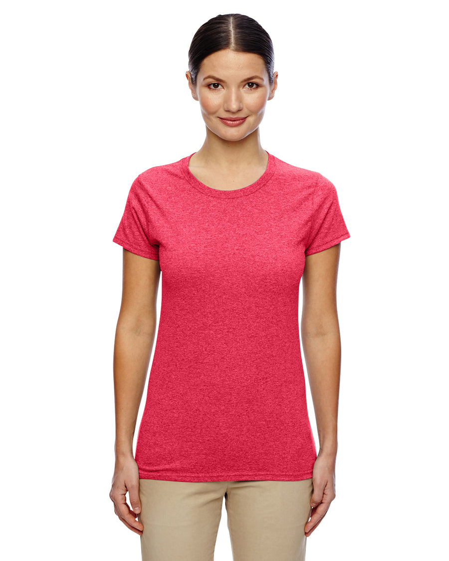 Women's Heavy Cotton™ T-Shirt - Heather Red