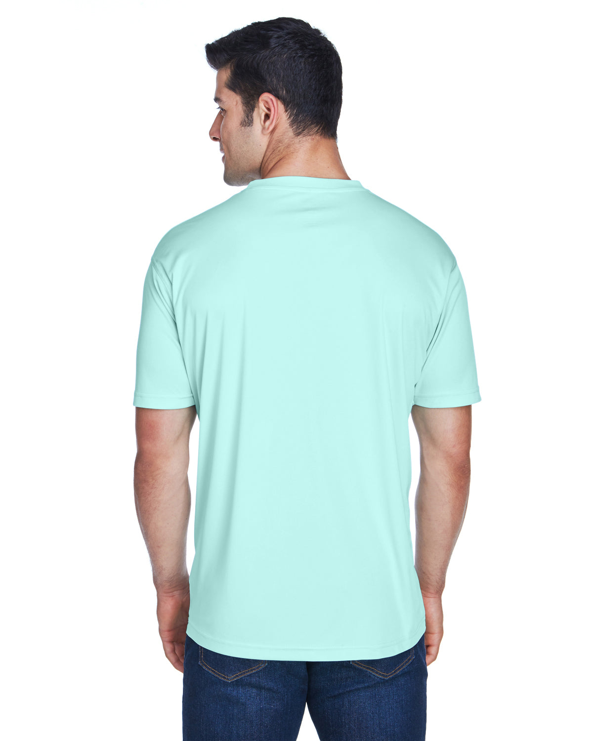 Men's Cool & Dry Sport Performance Interlock T-Shirt - Sea Frost