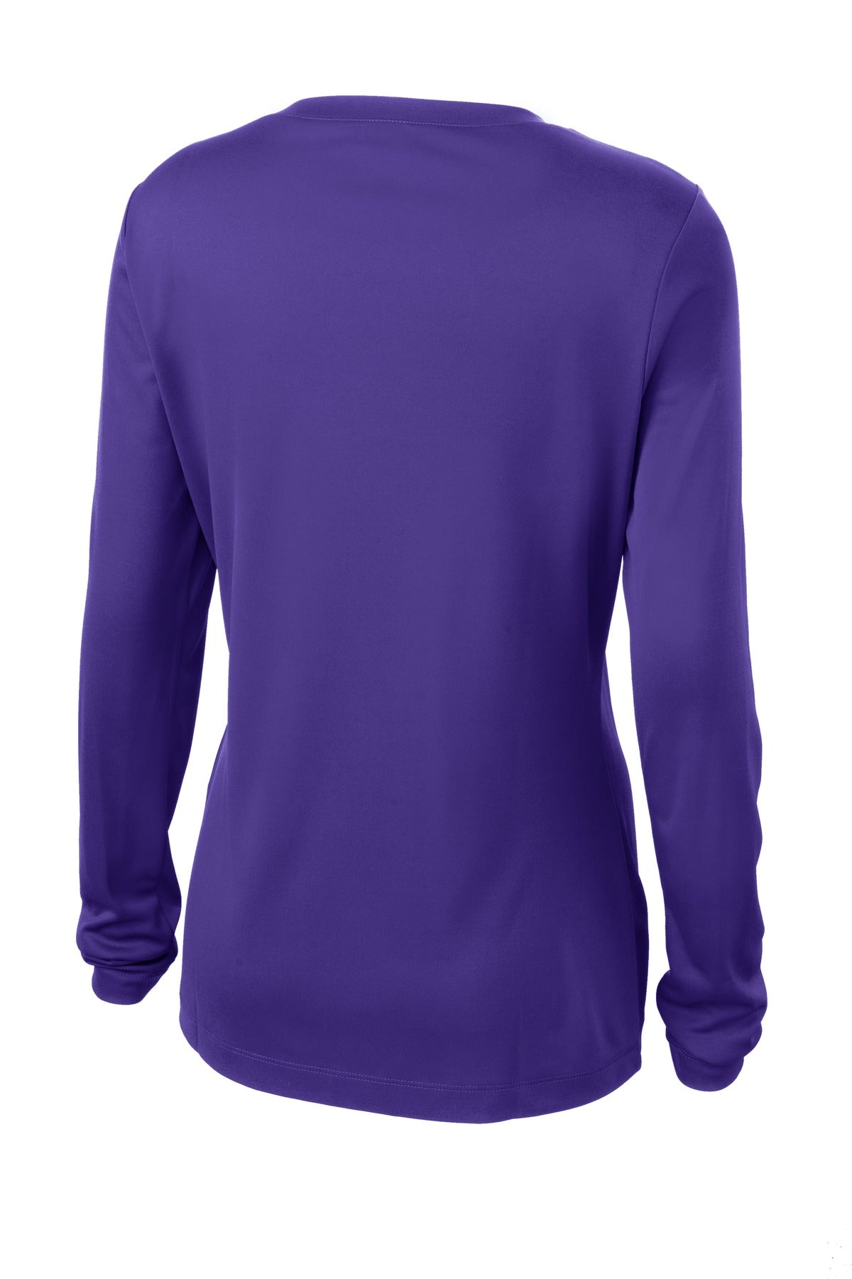 Women's Long Sleeve PosiCharge Competitor V-Neck Tee - Purple