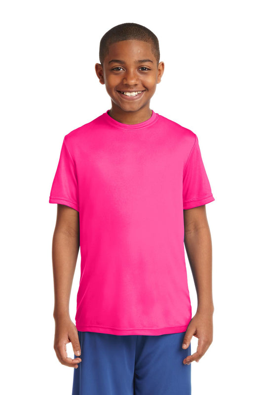 Youth PosiCharge Competitor Tee - Neon Pink