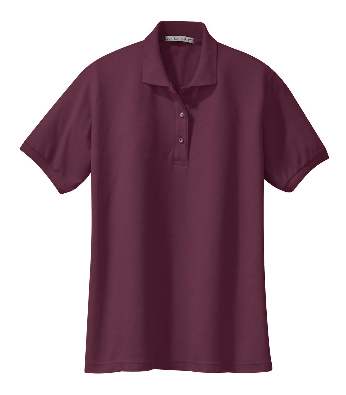Women's Silk Touch Polo - Maroon
