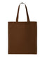 Q-Tees QTB - Economical Tote - Chocolate