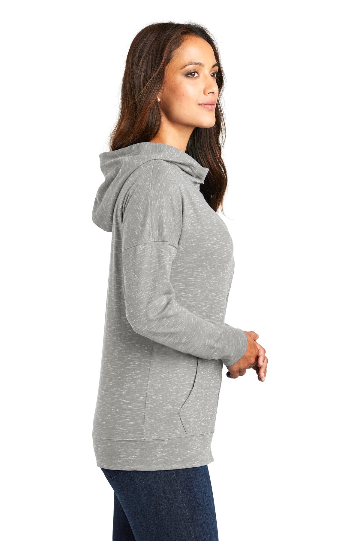 Women's Medal Full-Zip Hoodie - Light Gray