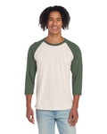 Unisex Premium Blend Raglan Baseball T-Shirt - SW CRM HT/ ML GN