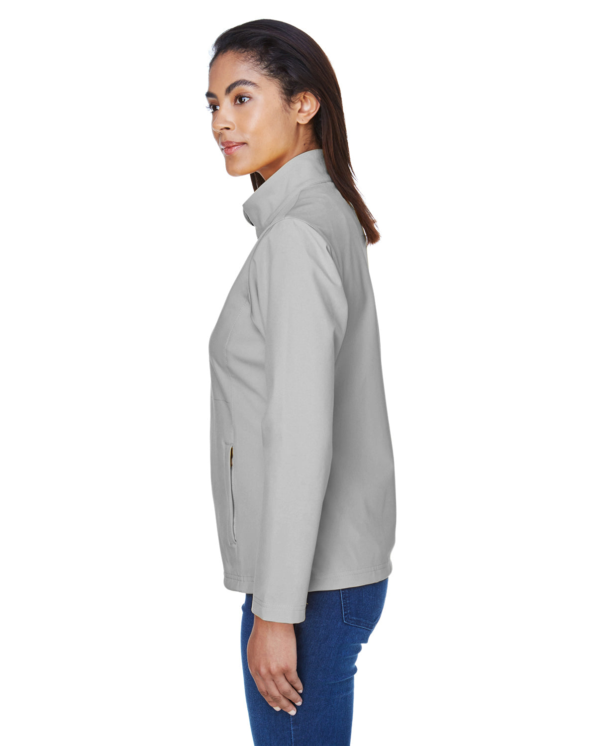 Women's Leader Soft Shell Jacket - Sport Silver