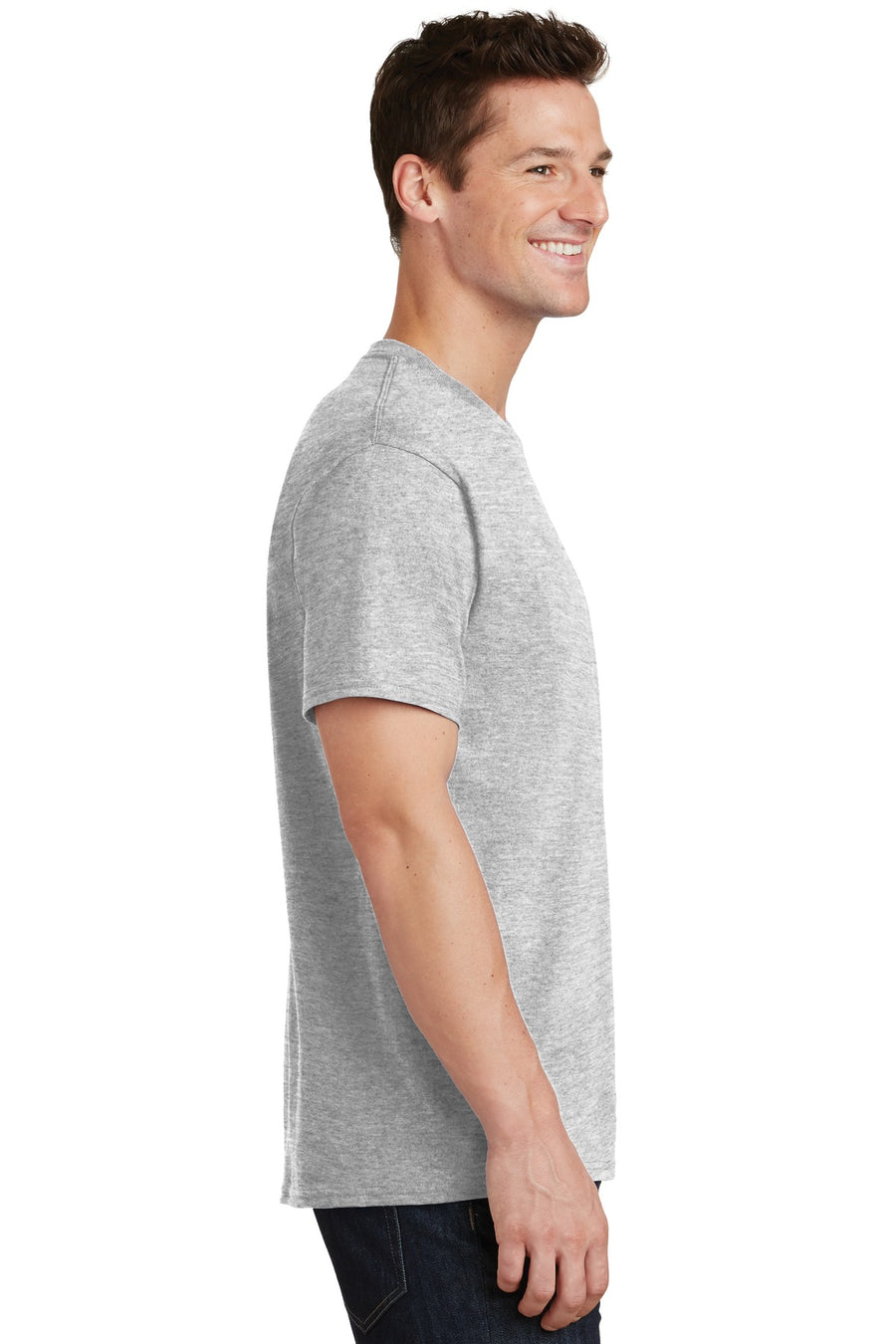 Unisex Core Cotton Tee - Ash