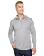 Team 365 TT31H - Men's Zone Sonic Heather Performance Quarter-Zip - Athletic Heather