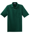 Unisex SpotShield��� Pocket Jersey Polo - Forest Green