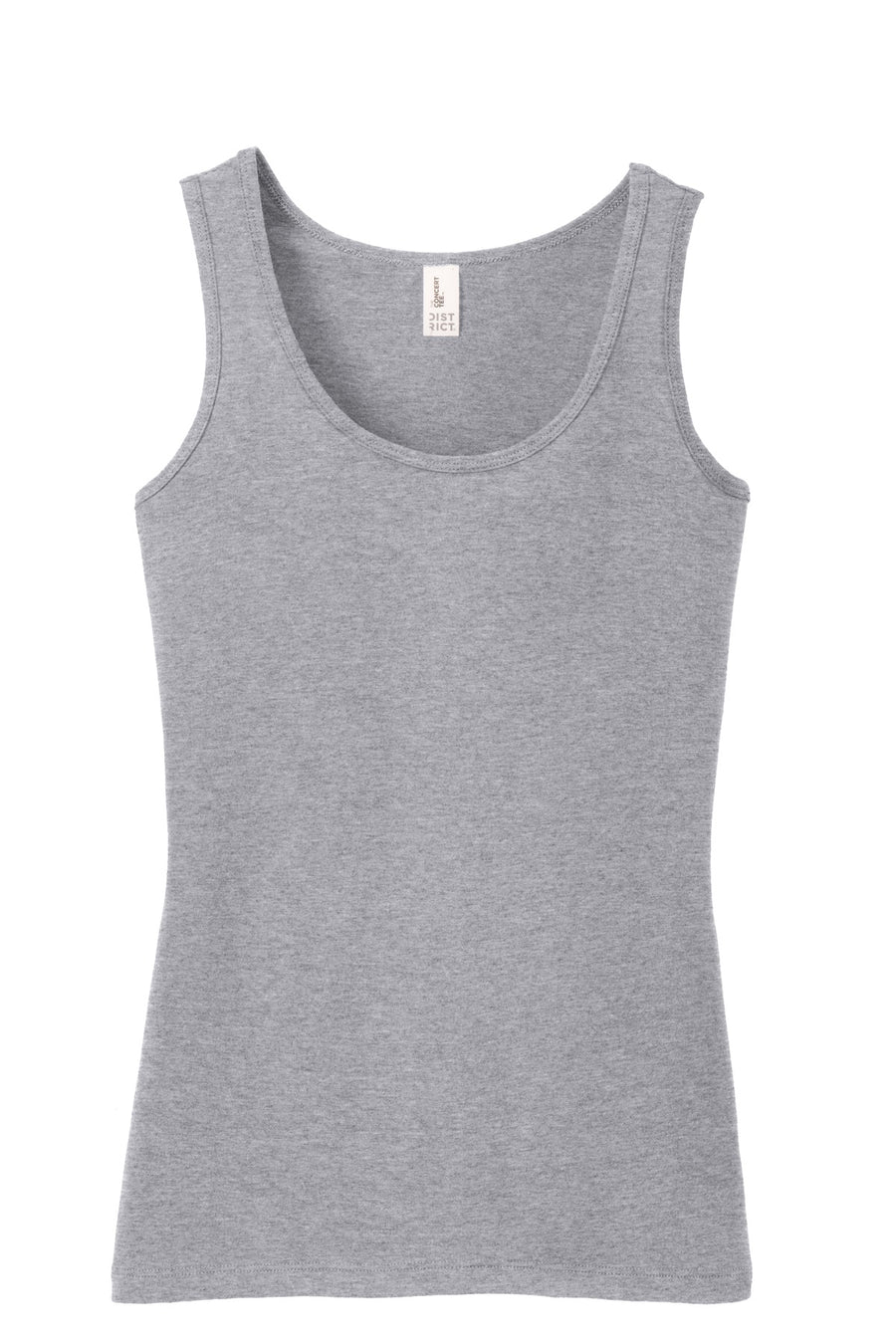 Women's Junior The Concert Tank - Heather Gray