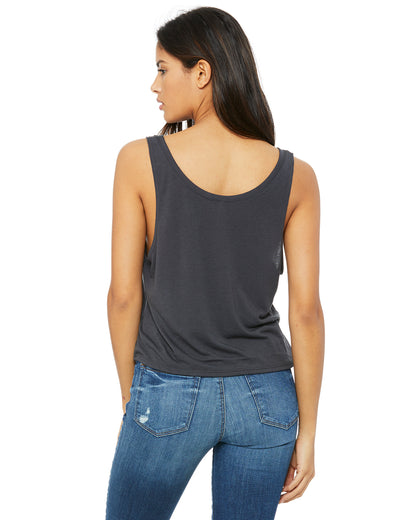 Women's Flowy Boxy Tank - Dark Gray