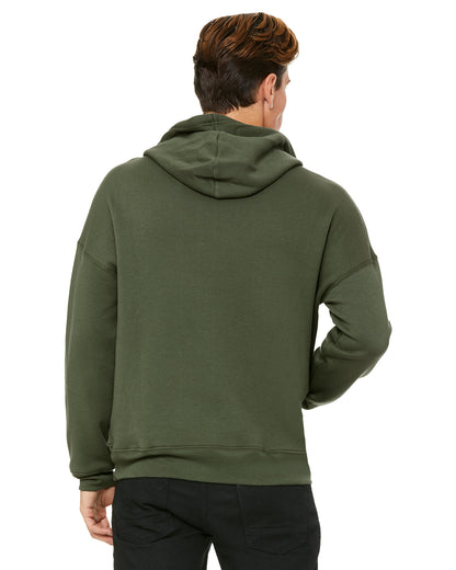 Unisex Sponge Fleece Pullover DTM Hoodie - Military Green