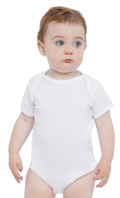 Infant Fine Jersey Bodysuit - White
