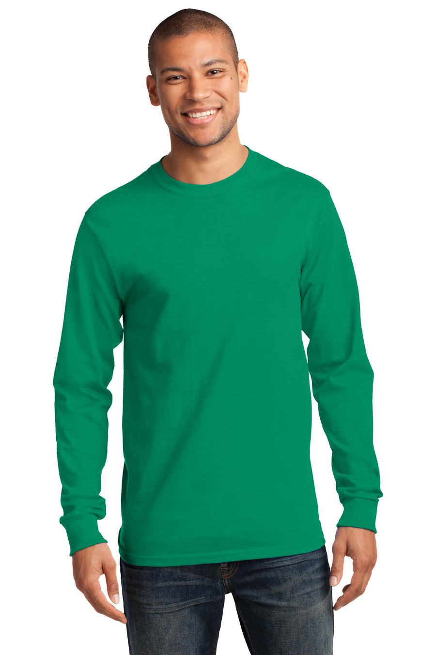 Unisex Long Sleeve Essential Tee - Kelly