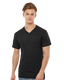 Tultex 0207TC - Unisex Poly-Rich V-Neck Tee - Black