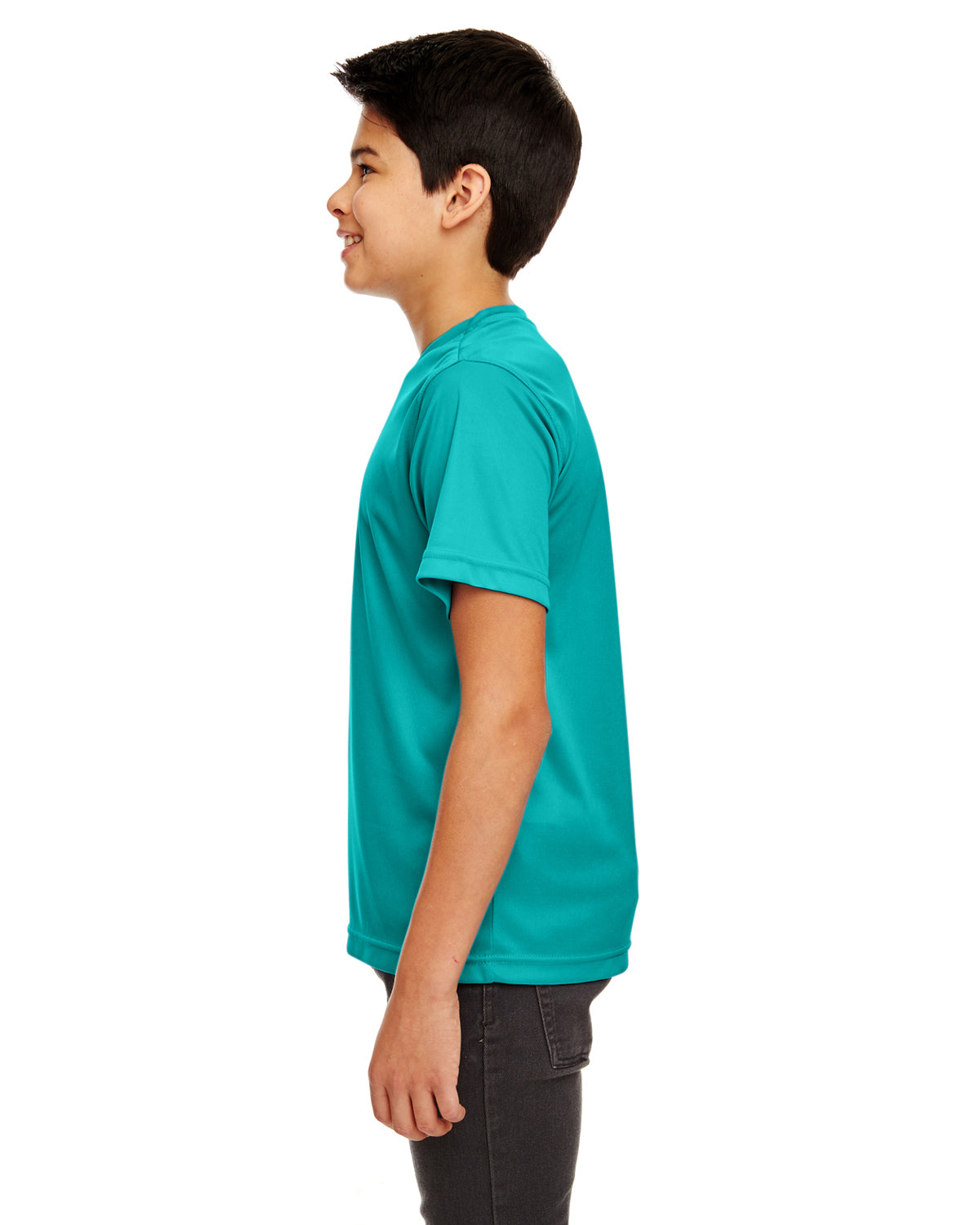 Youth Cool & Dry Sport Performance Interlock T-Shirt - Jade