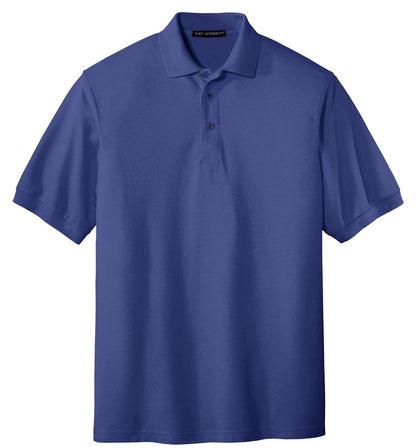 Unisex Silk Touch Polo - Med Blue
