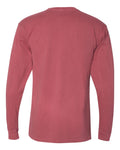 Unisex Inspired Dye Long-Sleeve Crew - Smoked Paprika