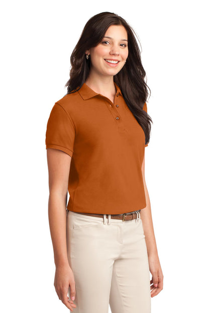 Women's Silk Touch Polo - Texas Orange