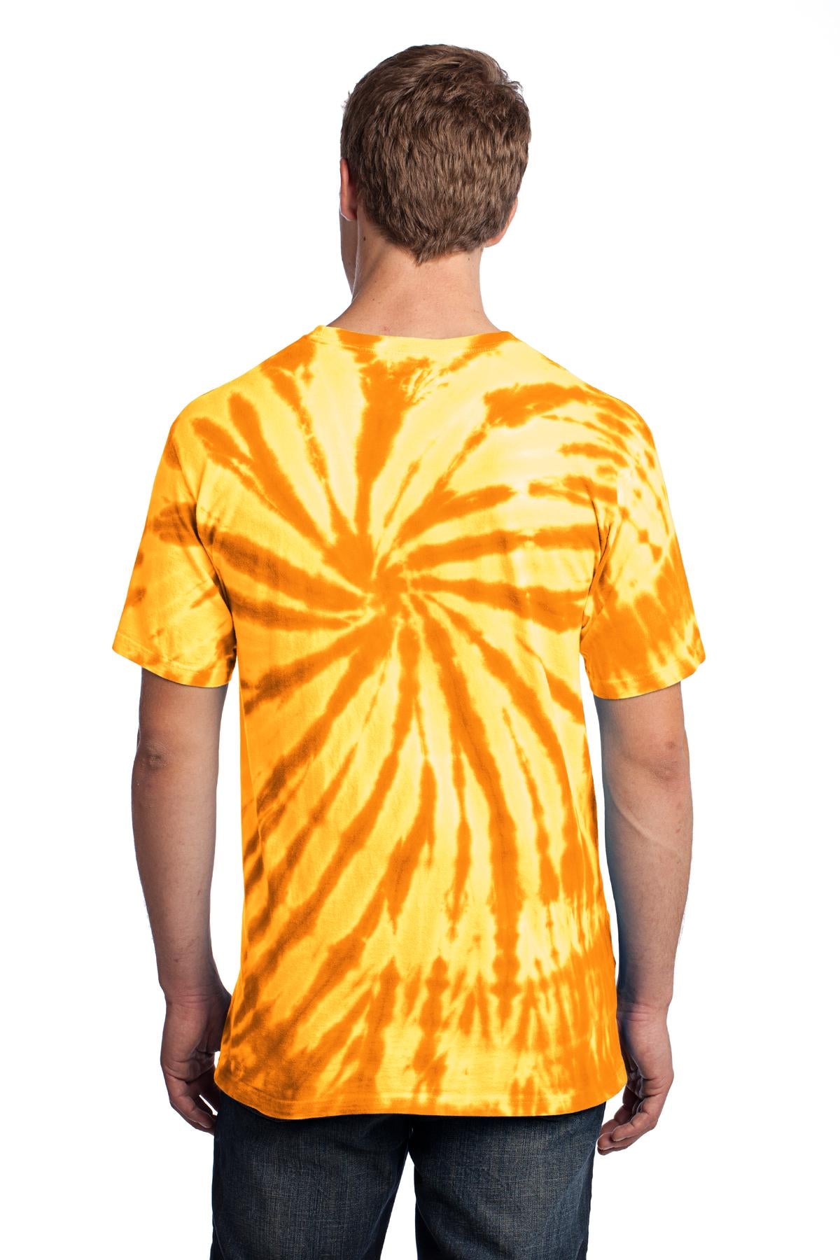 Unisex Tie-Dye Tee - Gold