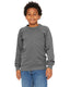 Bella + Canvas 3901Y - Youth Sponge Fleece Raglan Sweatshirt - Heather Deep